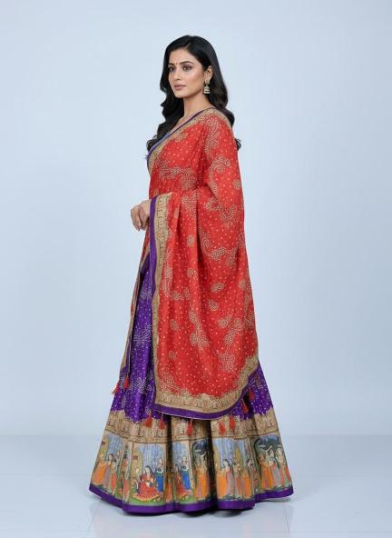 Artriddhs Dola silk D NO DEGITAL 19 Wholesale lehenga choli manufacturers in India